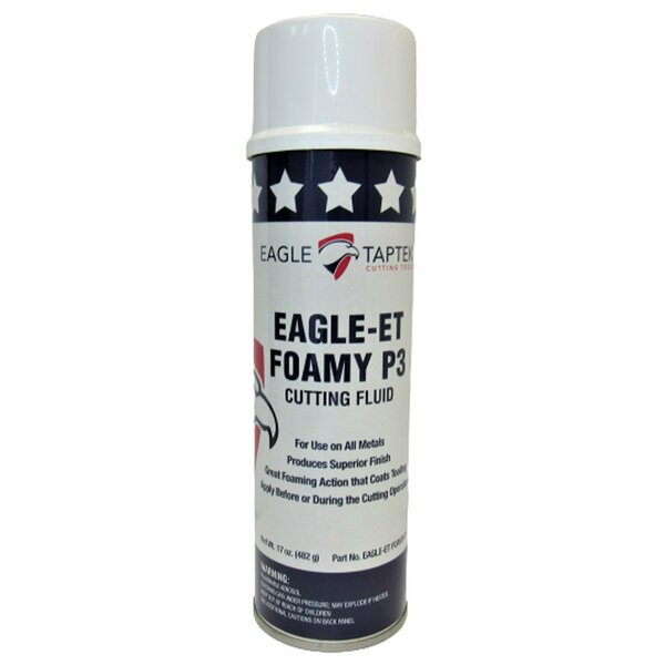 Eagle Taptek Cutting Tools 17OZ ETT FOAMY AEROSOL TAP & DRILL FLUID EAGLE-ET FOAMY P3